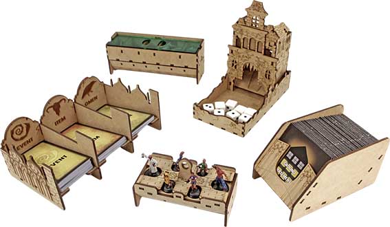 Купить органайзер МДФ для настольной игры Betrayal at House the Hill